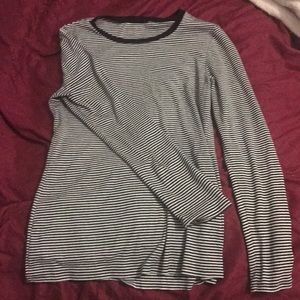 stripe long sleeved shirt